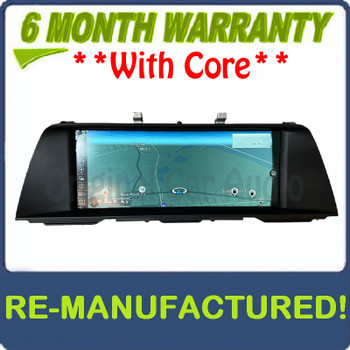 Reman 2011 - 2016 BMW 5 Series OEM 8" inch Information Display Screen