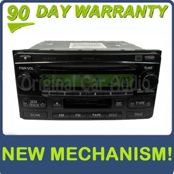 New Mechanism 2004 - 2007 Toyota Highlander JBL RDS Radio Tape and 6 CD Changer