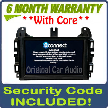 Refurbished 2018 - 2020 Dodge Durango OEM VP2_7 WD NA SXM 7" UConnect Multimedia AM FM XM Multi Media Radio Receiver