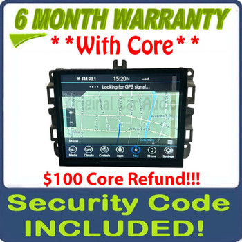 Refurbished 2021 -2022 Jeep Renegade OEM AM FM Radio Media Display Screen Receiver