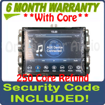Refurbished 2018 - 2020 Ram Truck 5500/4500/3500/2500/1500 OEM 8.4 Display Screen Media Radio Receiver