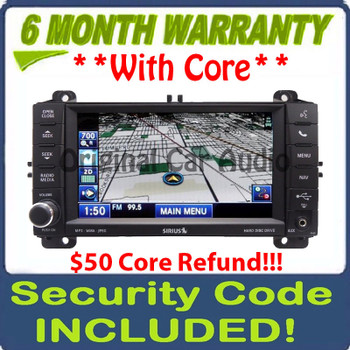 Refurbished 2011 2012 2013 JEEP DODGE OEM High-Speed MyGig Navigation Radio CD Player Receiver