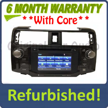Refurbished 2014 - 2019 TOYOTA 4RUNNER Entune Navigation Touch Screen HD XM Radio 510540