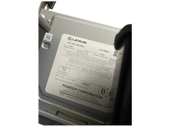 LEXUS RX350 RADIO RX450H AUDIO RADIO RECEIVER CD PLAYER CONTROL PANEL 861400E660