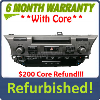 Refurbished 2016 - 2018 Lexus ES350 ES300H OEM Gracenote Navigation Climate Control Multi Media Radio Receiver 100658