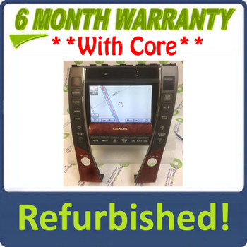 Refurbished 2010 - 2012 Lexus ES350 OEM Navigation GPS System Monitor Radio Screen