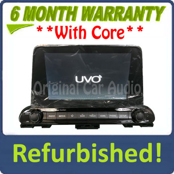 Refurbished 2019 - 2021 Kia Forte OEM AM FM XM HD Harman Kardon Non-Nav Multi Media Radio Receiver