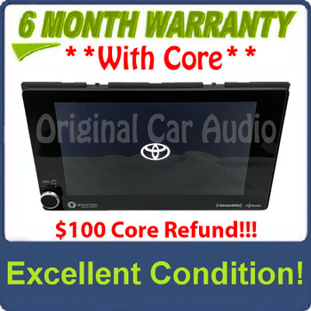 2022 - 2024 Toyota Tundra OEM Nav Radio Receiver Apple Carplay Multi Media Display Screen