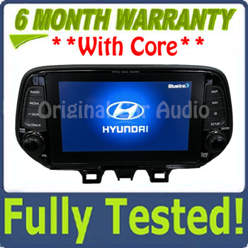 2019 - 2021 Hyundai Tucson OEM Infinity Premium Sound Bluelink Car Play Android Auto Multi Media Radio Receiver NO CHROME
