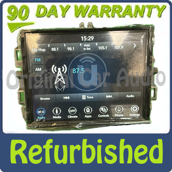 Refurbished 2017 - 2019 Ram Jeep Grand Cherokee OEM Uconnect 8.4 4C UAQ VP4 RA4 Multi Media Receiver