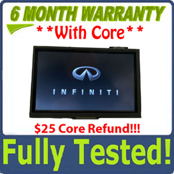 BLEMISHED INFINITI Q50 Q60 RADIO INFORMATION NAVIGATION DISPLAY SCREEN OEM UNIT