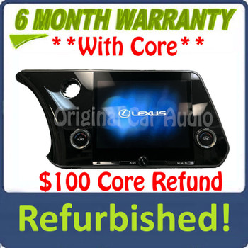 New Screen Refurbished 2023 - 2024 LEXUS RX500H RX350 OEM 9.8" RADIO NAVIGATION TOUCH SCREEN CLIMATE CONTROL A/C