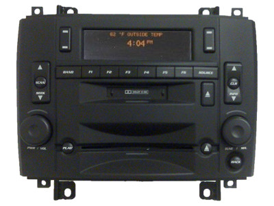 Cadillac Radio Receiver AM FM Tape Cassette Deck CD Player