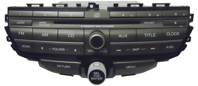 08 09 2010 Honda ACCORD RDS Radio AUX MP3 WMA 6 Disc CD Changer 3BA1 Ho3BA1