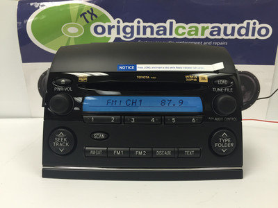 04 05 06 07 08 09 2010 Toyota SIENNA JBL Radio 6 Disc CD Changer P1820 ToP1820