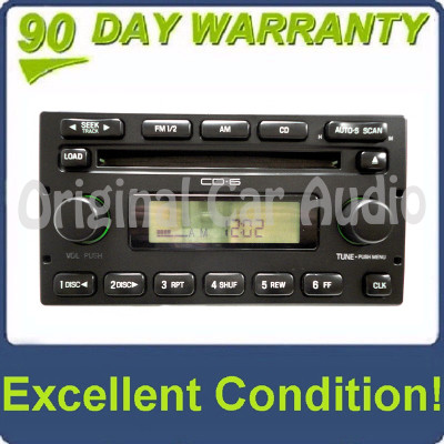 2001 - 2003 Ford F150 F250 F350 OEM Radio 6 CD Changer Receiver