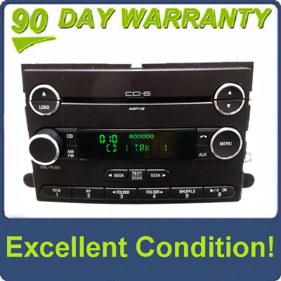 2006 - 2009 Ford FUSION Mercury MILAN Radio AUX MP3 6 Disc CD Changer