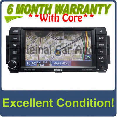 Chrysler Jeep Dodge navigation RER mygig radio CD DVD player