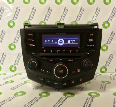 2003 Honda Accord Radio and 6 CD Changer EX Coupe 7BY0