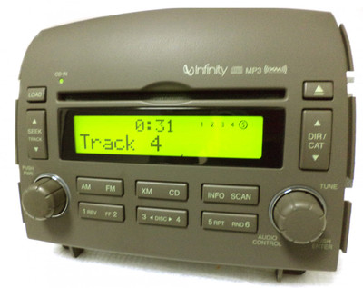 HYUNDAI Sonata INFINITY Radio Stereo 6 Disc Changer MP3 CD Player XM Satellite Ready OEM 2006 2007 2008