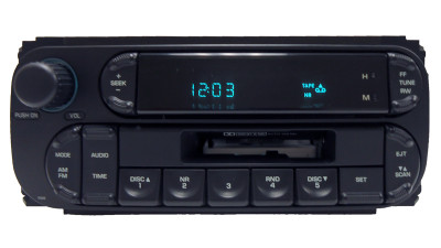 2002 - 2007 Chrysler Jeep Dodge OEM AM FM Radio Cassette Tape Player Receiver RBB
