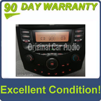 2003 - 2007 Honda Accord Radio and CD  Player LX 2DR 2AA1 Ho2AA1