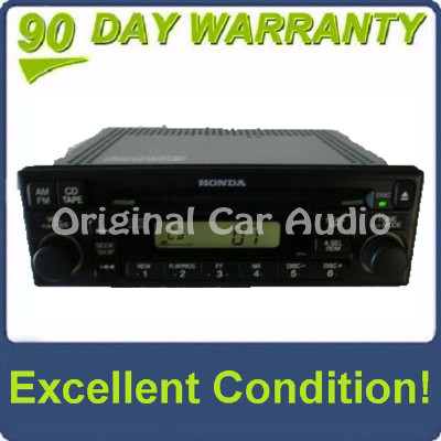 Honda Del Sol Prelude Used Radio and CD Player 1998-2005