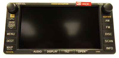 NEW TOYOTA 4Runner Sequoia Sienna Tundra Solara Navigation Radio Replacement Face Faceplate E7005 2005 2006 2007 2008