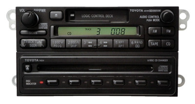 90 91 92 93 94 95 96 97 98 99 Toyota Celica 4Runner Camry Radio Tape 6 Disc CD Player A51707 1990 1991 1992 1993 1994 1995 1996 1997 1998 1999