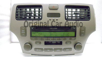 LEXUS ES330 Satellite Radio Stereo 6 Disc Changer CD Player P6850 86120-33512 2002 - 2006 OEM