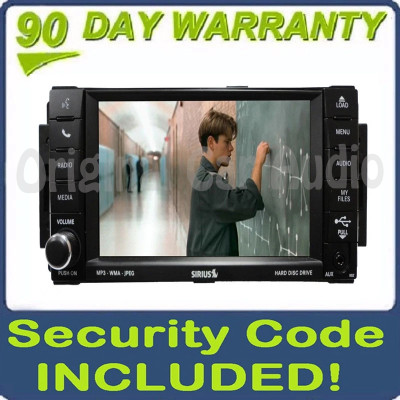 2007 - 2012 CHRYSLER DODGE JEEP OEM Sirius XM MyGig Radio CD DVD Player Low-Speed RBZ