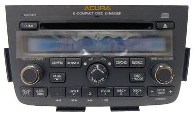 New 05 06 Acura MDX 1XF8 BOSE Radio 6 Disc CD Changer XM Satellite Radio 2005 2006