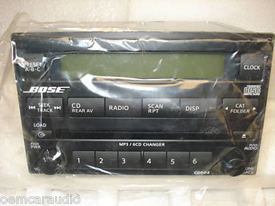 Nissan Pathfinder Radio, MP3, and 6 CD Player 2005 2006 2007  28185 EA420