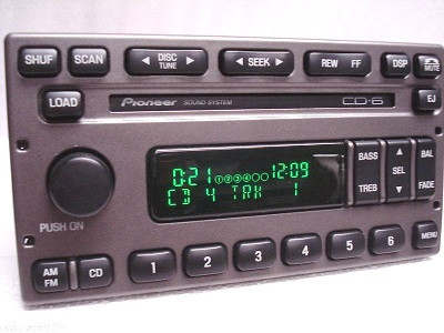 Ford Pioneer Premium 6 CD Changer Audiophile Radio Stereo YL2F-18C815-FF 1998 - 2012