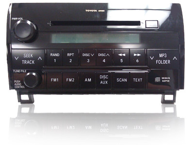 TOYOTA Sequoia Tundra Radio Stereo MP3 CD Player AD1803 Factory OEM  86120-0C211, 86120-0C212, 86120-0C213  2007 2008 2009 2010 2011 2012