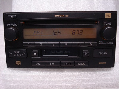 TOYOTA CELICA HIGHLANDER Factory OEM JBL Radio, Tape, and CD Player 86120-2B750 or 86120-2B751 16834 2003 2004 2005 2006 2007