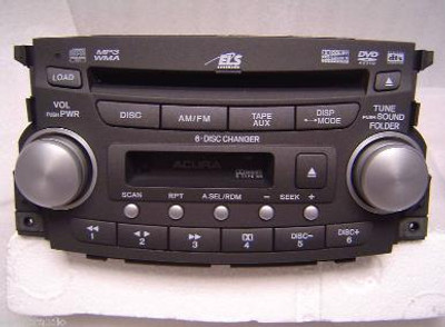 07 08 Acura TL Radio 6 Disc CD Changer DVD Cassette MP3 1SB2 OEM