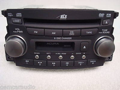 NEW Acura TL 1TB3 Radio Tape Player 6 Disc CD Changer DVD 2004 2005 2006