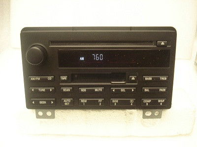 New 2003 - 2007 Lincoln Ford OEM Radio CD Player Tape Cassette Stereo Receiver
