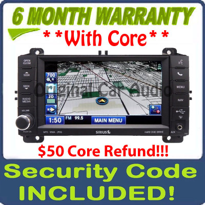2011 2012 2013 JEEP DODGE OEM High-Speed MyGig Navigation Radio CD Player Receiver