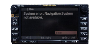 2002 - 2011 REPAIR E7001 E7007 E7021 Toyota CAMRY SIENNA Navigation