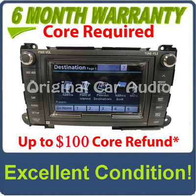 Toyota Sienna Navigation Radio CD Player Bluetooth E7027 JBL