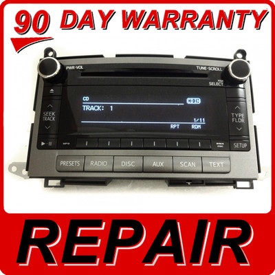 Toyota Venza Repair Service Radio CD Player A518AC A518AD