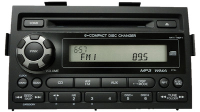 HONDA RIDGELINE Radio Stereo 6 CD Player Aux XM 2009 10 11 12 3TS4