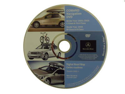 Mercedes-Benz Navigation Map Disc Version 2005.1 S0014-0075-506