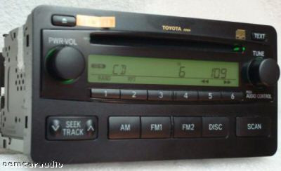 Toyota Tundra NON JBL Radio and CD Player 86120-0C100 2004-2006