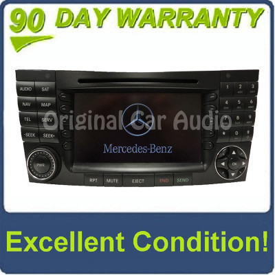 2005 - 2008 Mercedes Benz E-Class OEM Navigation Display SAT AM FM Radio CD Player Receiver