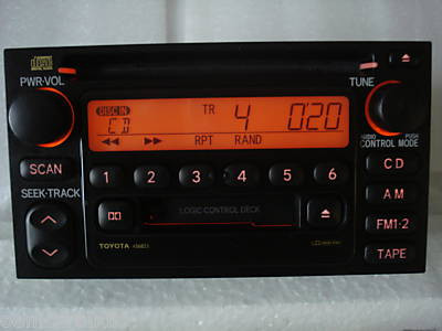 A56823 90 Toyota Tacoma Camry Avalon Radio Tape CD Player