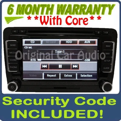 2010 2011 2012 2013 2014 Volkswagen OEM RNS-510 Navigation GPS Touch Screen Radio