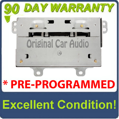 PRE-PROGRAMMED 2008 - 2013 Cadillac CTS 6 Disc CD Changer Radio Stereo XM OEM